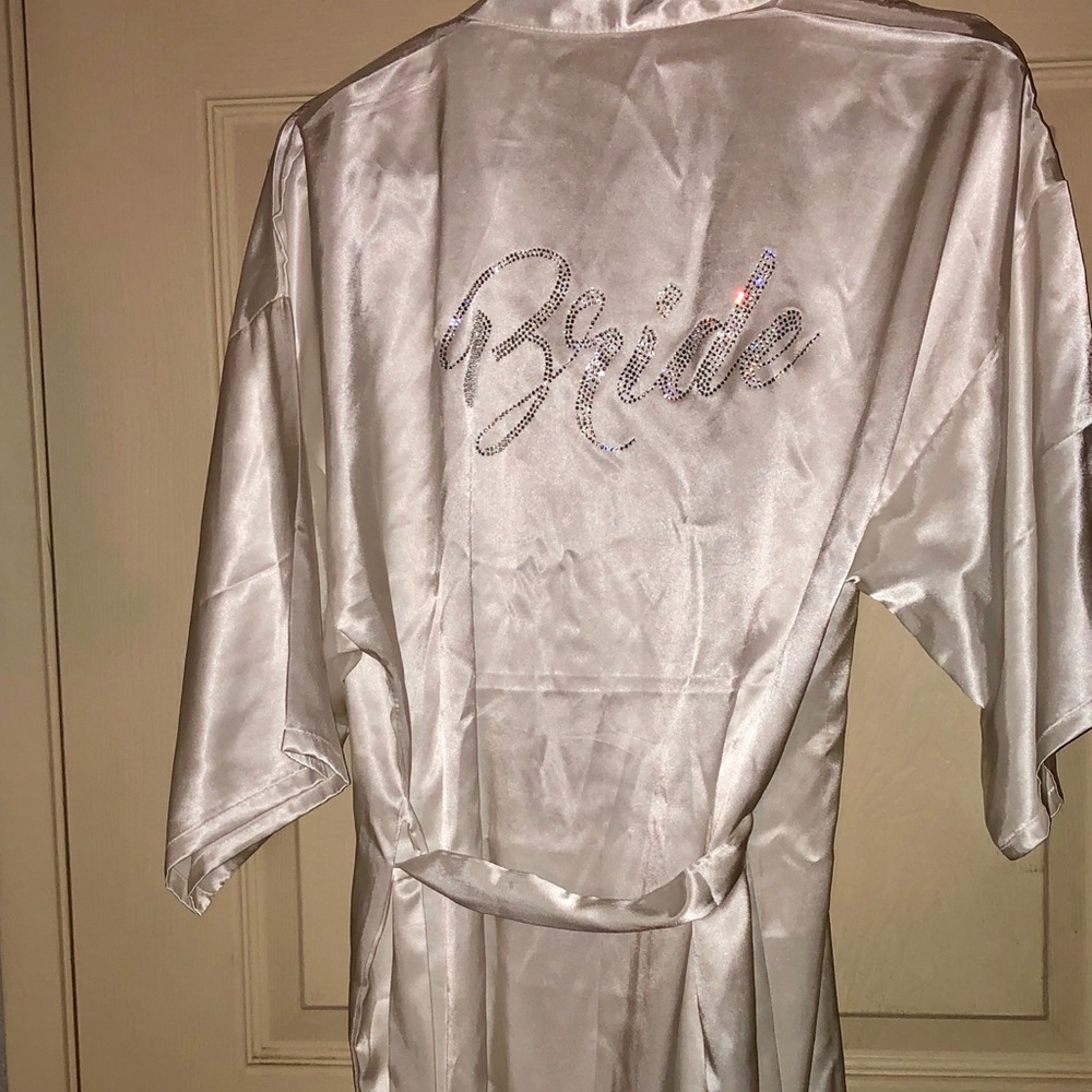 Bride to be bag and silk robe